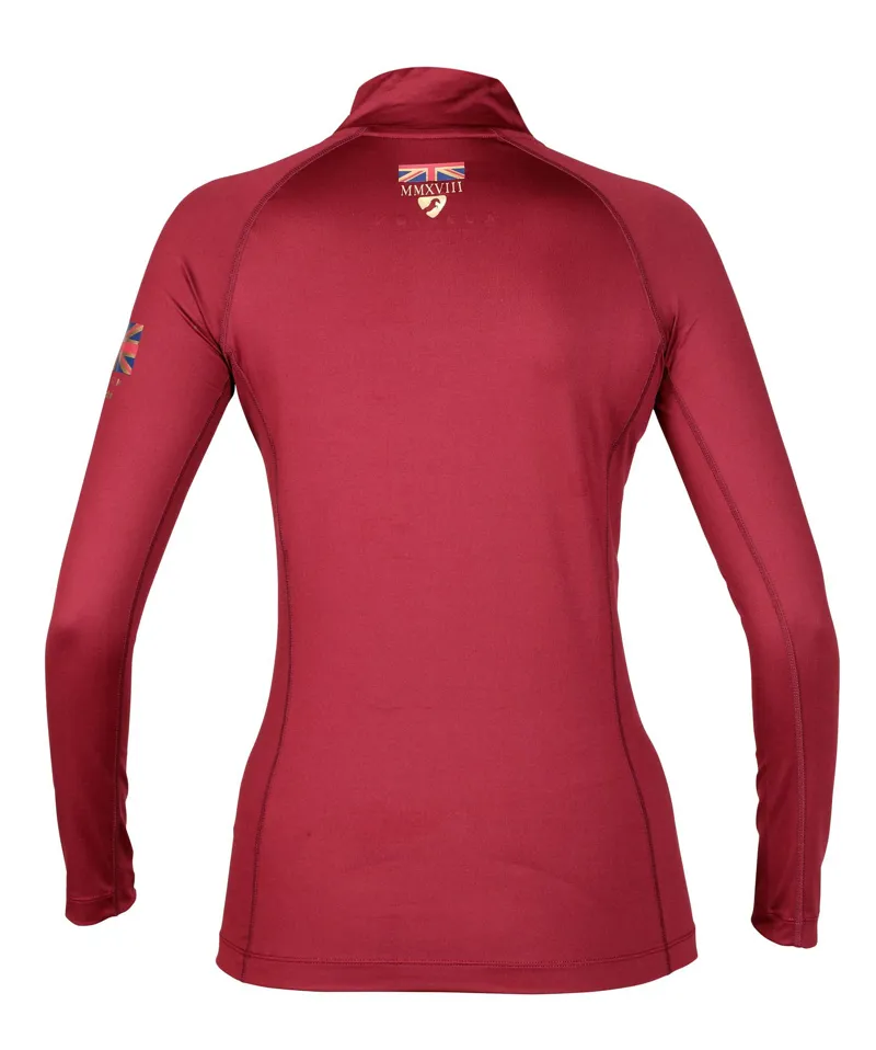 Shires Aubrion Team Junior Base Layer Maroon-3